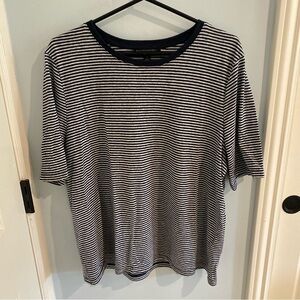 Black and White Striped T-Shirt
